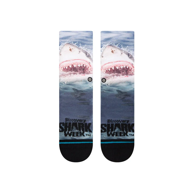 Stance Shark Week X Stance Kids Crew Socks - Blue - Image 2