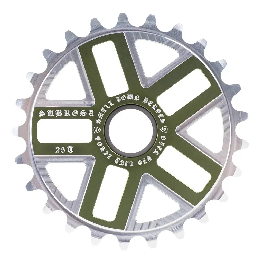 Subrosa BMX Hero Sprocket 25T - Matte Army Green