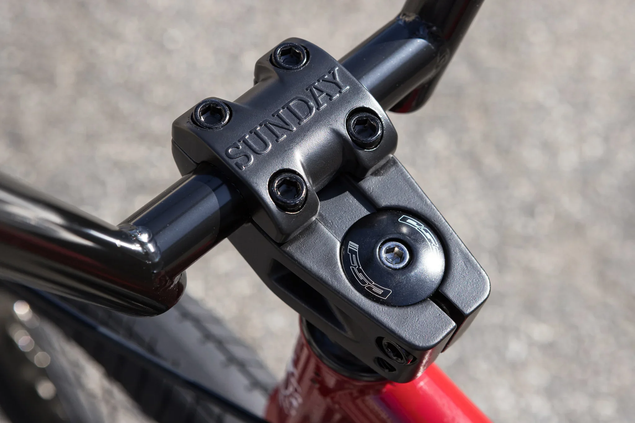 Sunday Scout 21″ Complete BMX Bike - Gloss Maroon - Image 6
