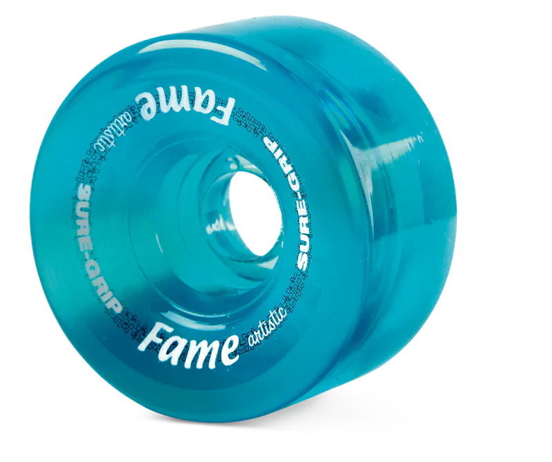 Sure-Grip Fame Artistic Wheels 57mm 95a Limited Edition - Clear Teal (Set)