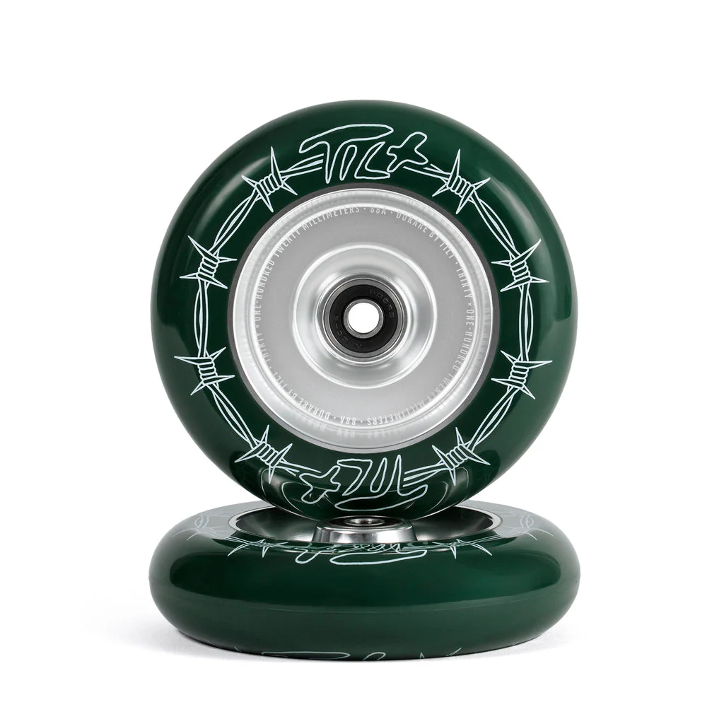 Tilt Durare Wheels 30x120mm - Barbed Forest (Pair)