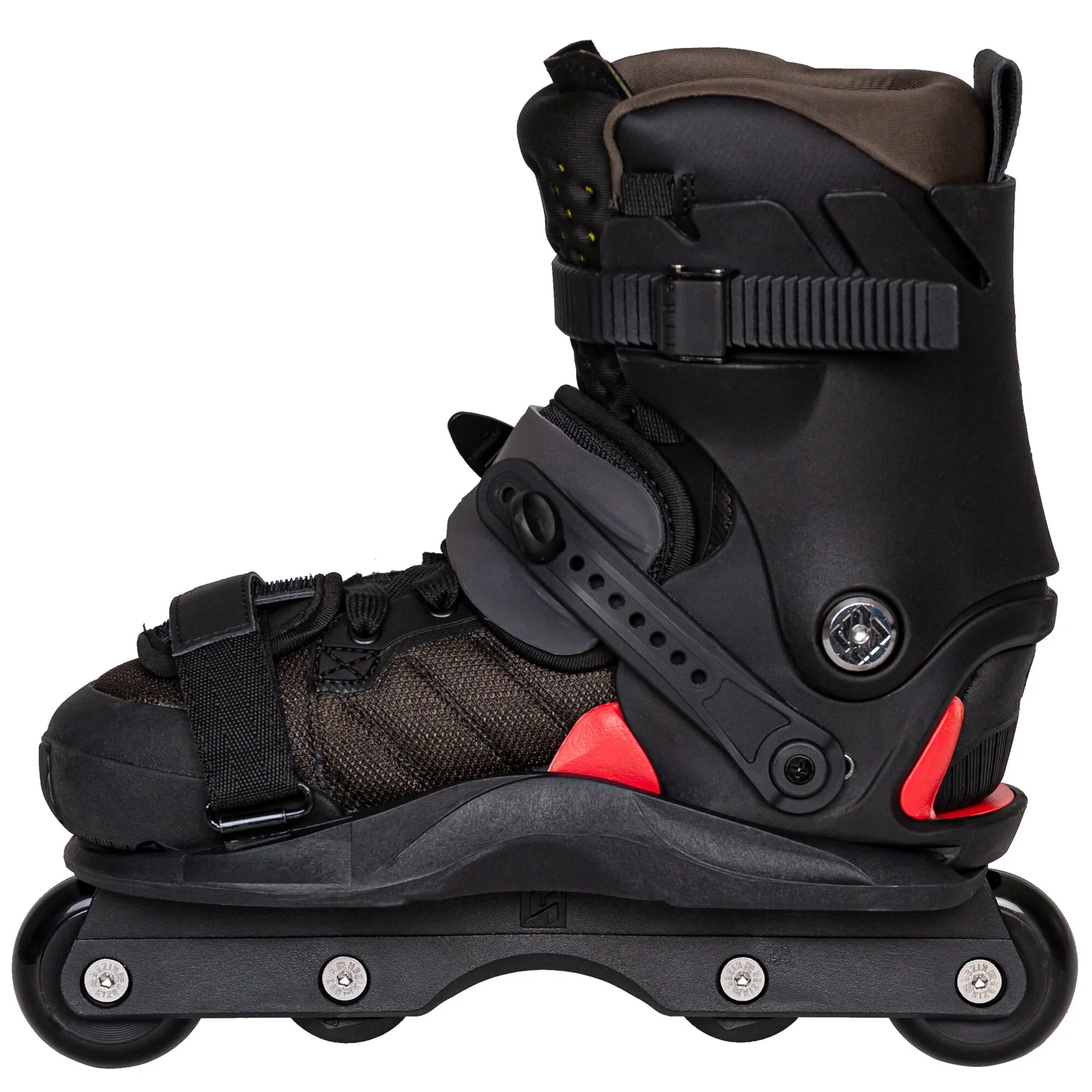 USD Shadow Team 60 Aggressive Inline Skates Complete - Black/Red - Image 6
