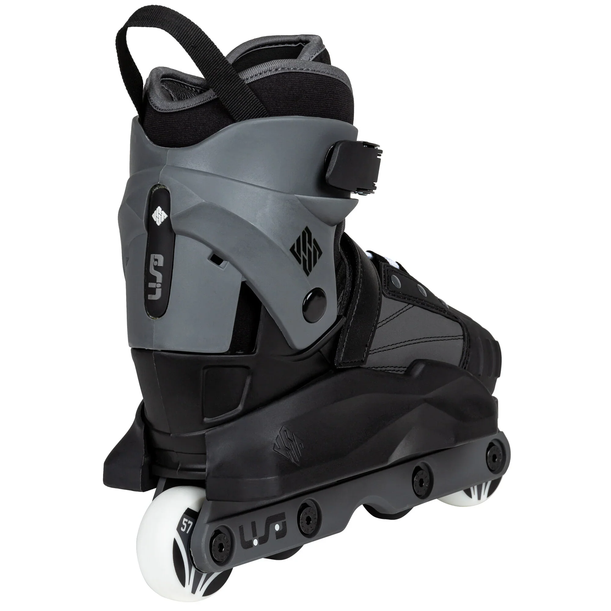 USD Transformer Kids Aggressive Inline Skates Complete - Black/Grey - Image 3