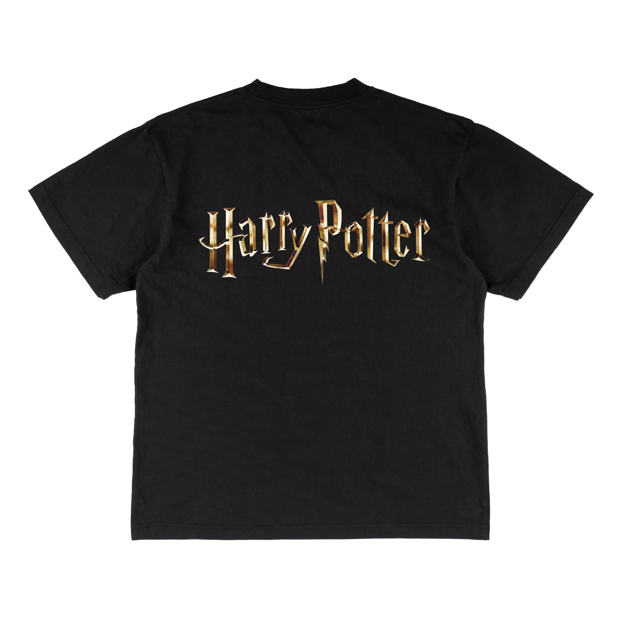 Welcome x Harry Potter Arrival Boxy Garment-Dyed Tee - Black - Image 2
