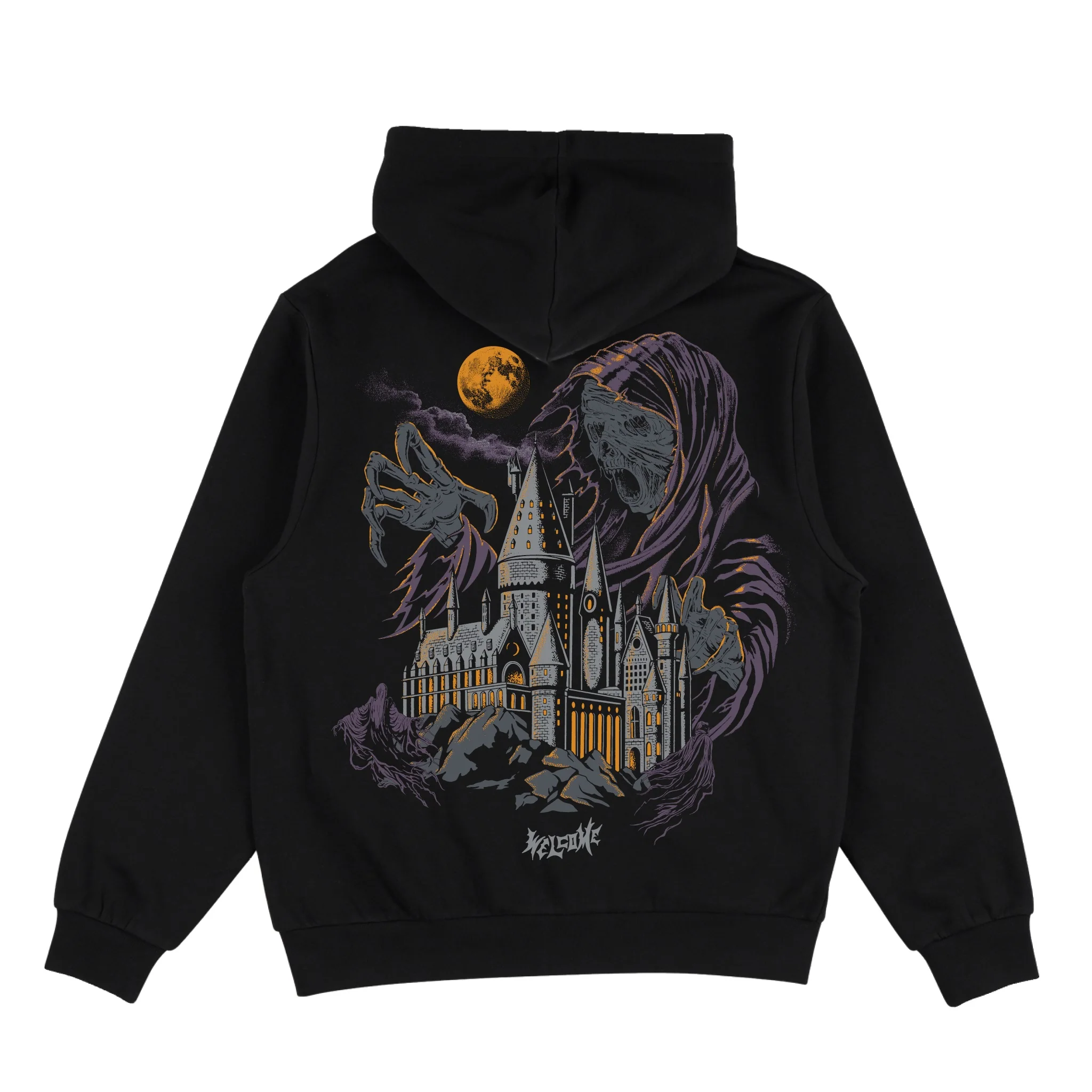 Welcome x Harry Potter Dementor Printed Hoodie - Black - Image 2