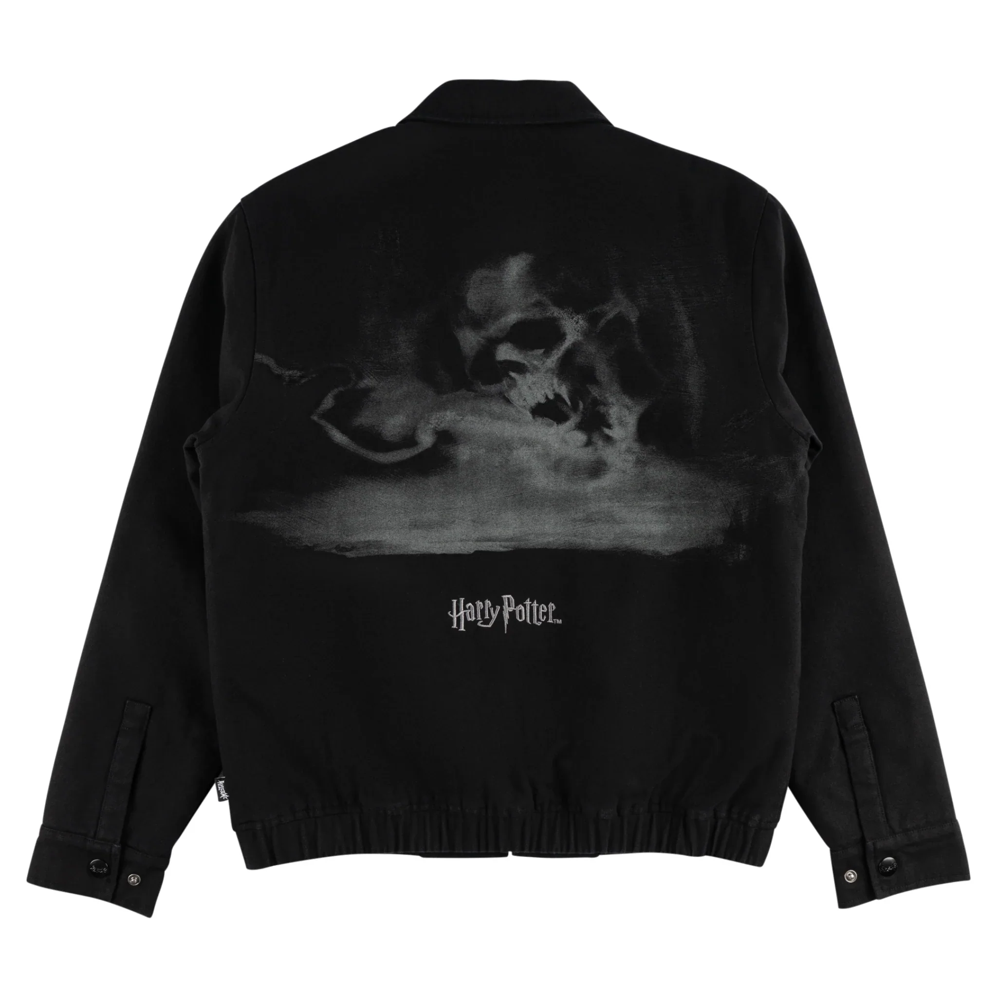 Welcome x Harry Potter Morsmordre Canvas Harrington Jacket - Black