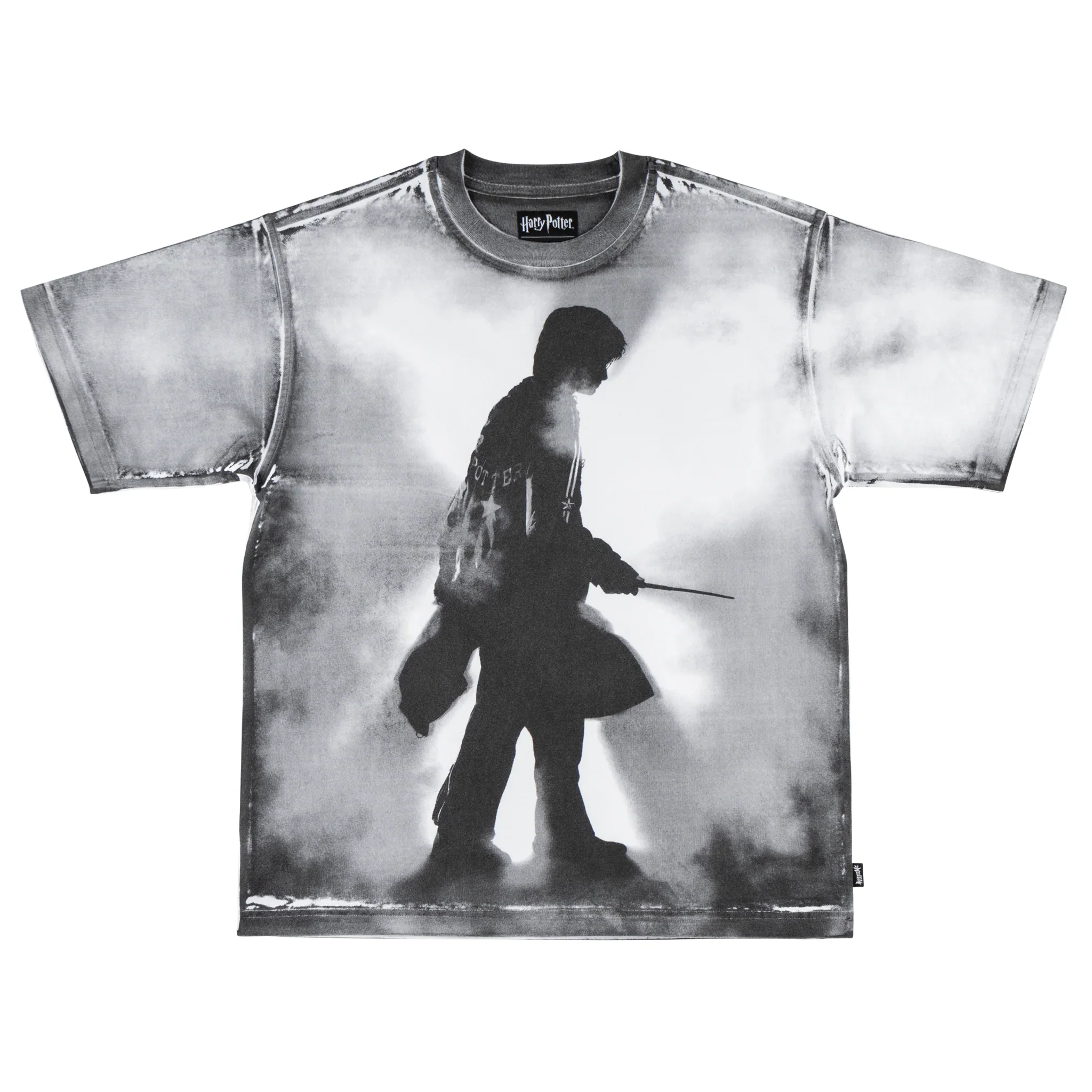 Welcome x Harry Potter Shadow Overprint Tee - White