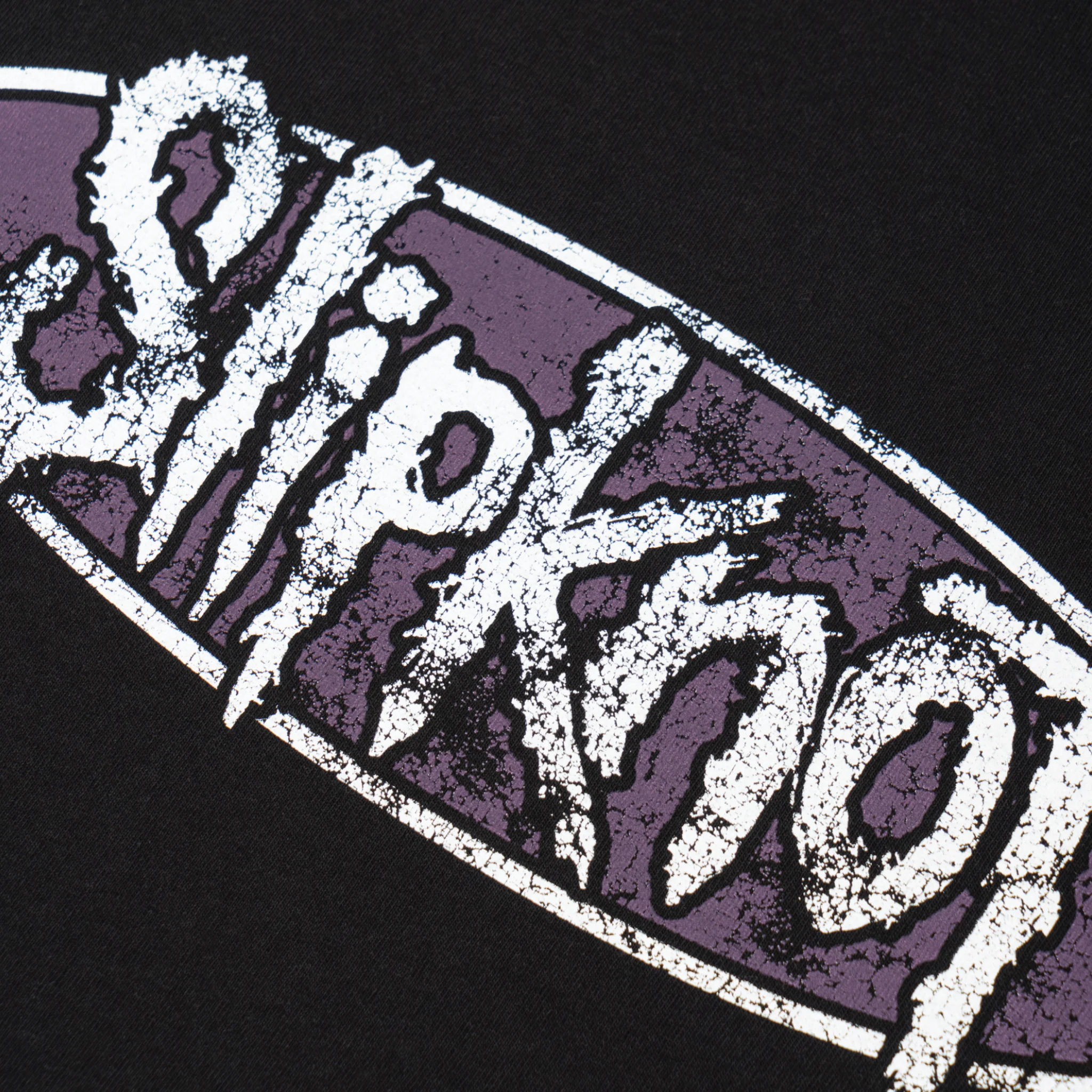 Welcome x Slipknot Annihilation Boxy Garment-Dyed Tee - Black - Image 4