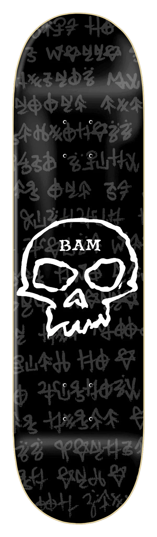 Zero Bam Strigoi Skull Skateboard Deck - 8.5″